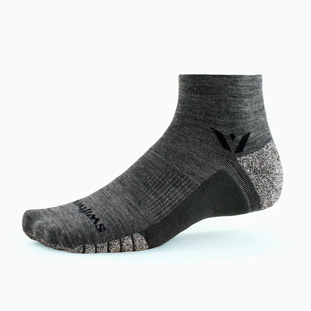 Flite XT Trail Quarter Socks - Charcoal