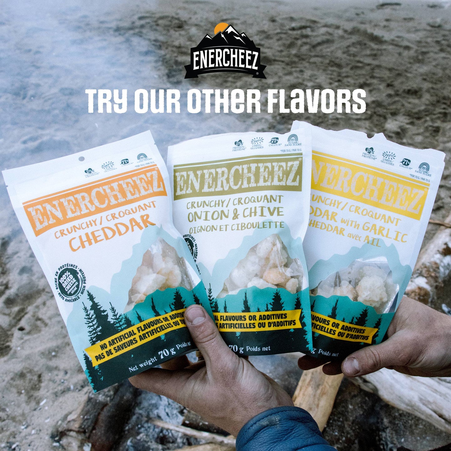 Enercheez | Spicy High Protein Cheddar Snack