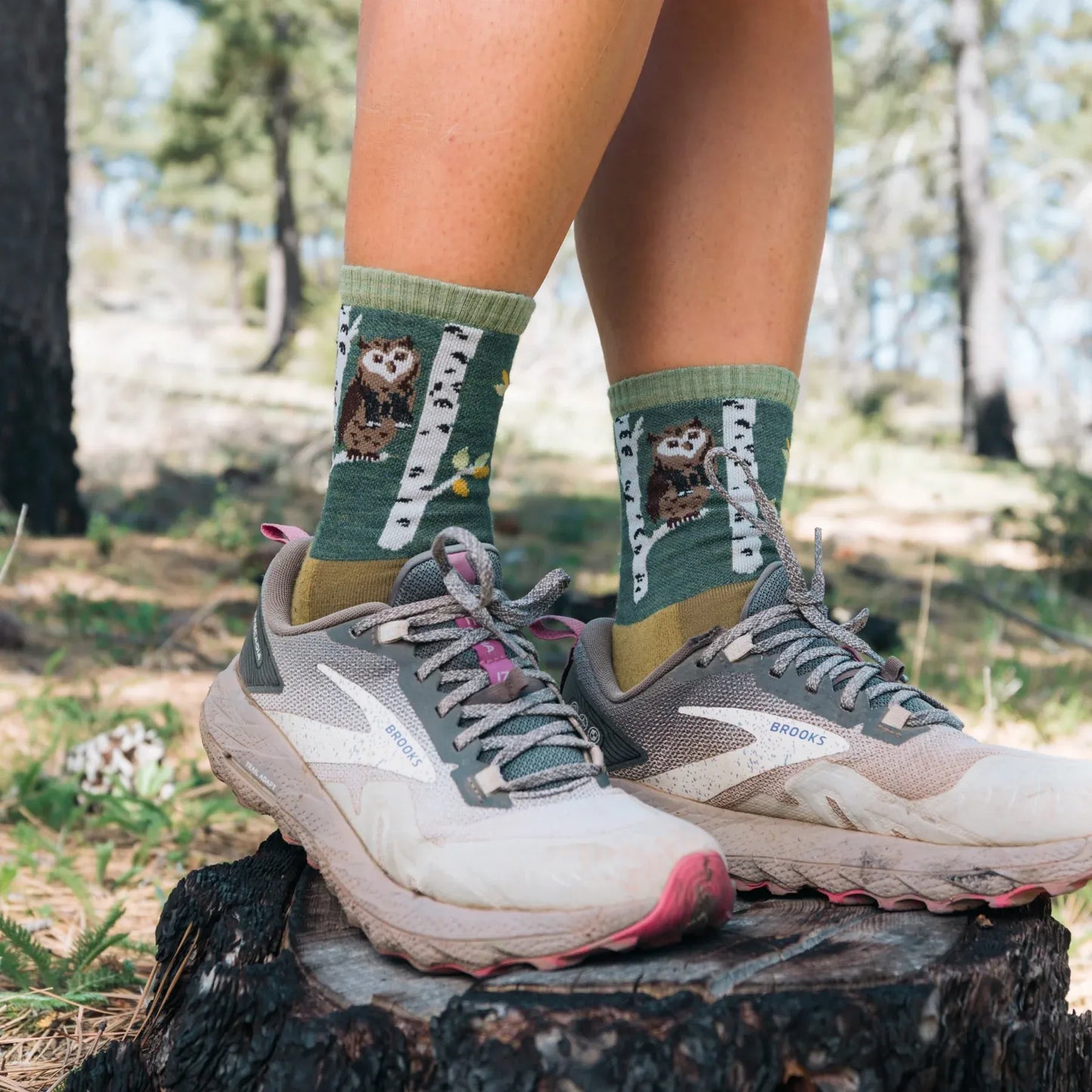 Critter Club Micro Crew Socks Lightweight w/ Cushion 5001