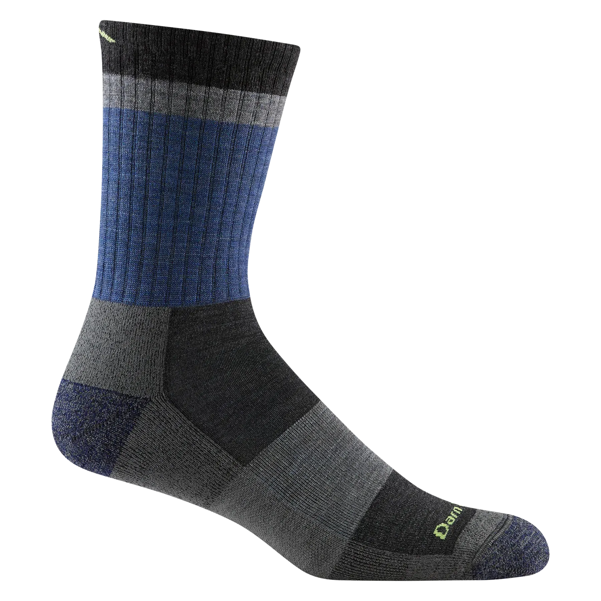 Darn Tough Men's Heady Stripe 1924 Micro Crew Lightweight Hiking Socks