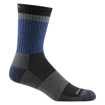 Darn Tough Men's Heady Stripe 1924 Micro Crew Lightweight Hiking Socks