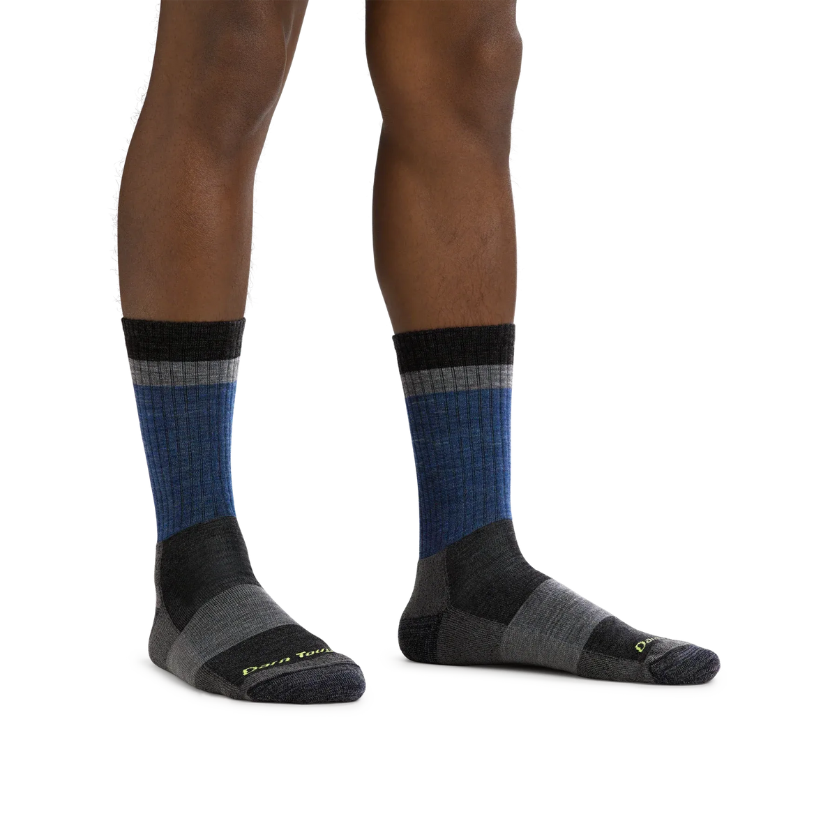Darn Tough Men's Heady Stripe 1924 Micro Crew Lightweight Hiking Socks
