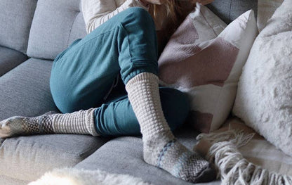 Solmate Adult Fusion Slouch Socks – Seashell