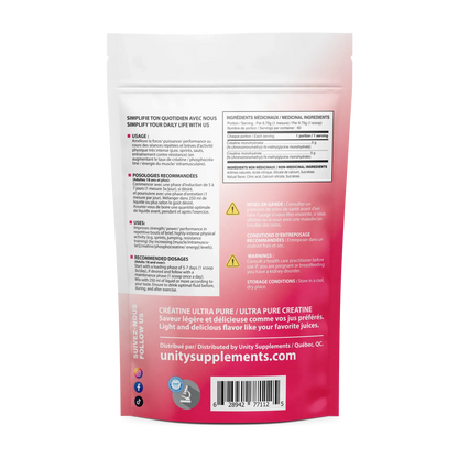 Unity Supplements | Pure Creatine Monohydrate 2.0