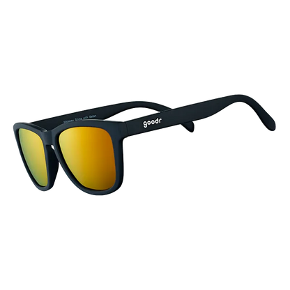 Goodr OG Whiskey Shots With Satan Sunglasses