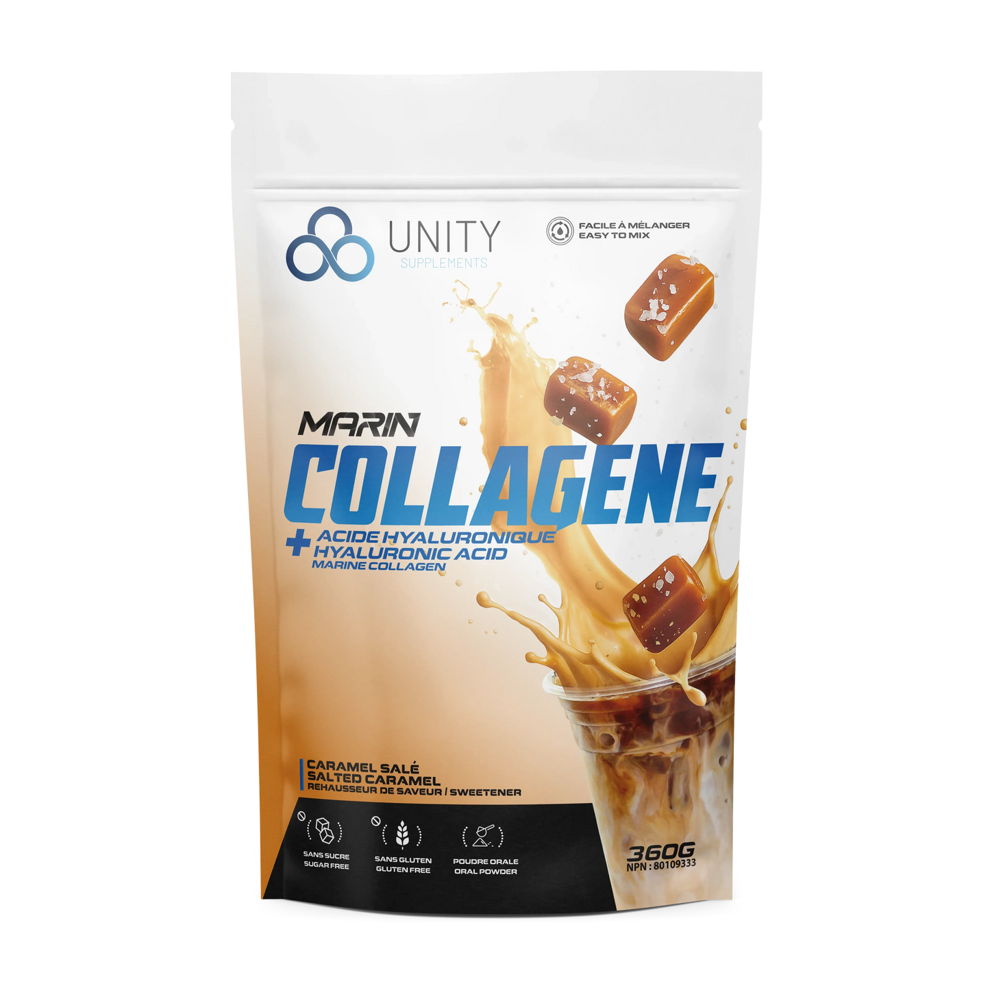 Unity Supplements Marine Collagen and Hyaluronic Acid