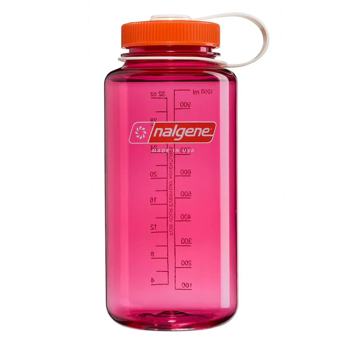 Nalgene | Sustain 32oz Wide Mouth Bottle - Fuchsia/Flame