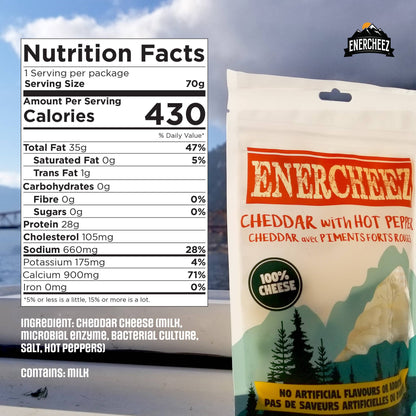 Enercheez | Spicy High Protein Cheddar Snack