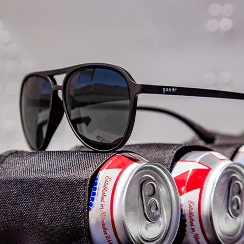 Goodr Mach G Sunglasses — "Operation: Blackout"