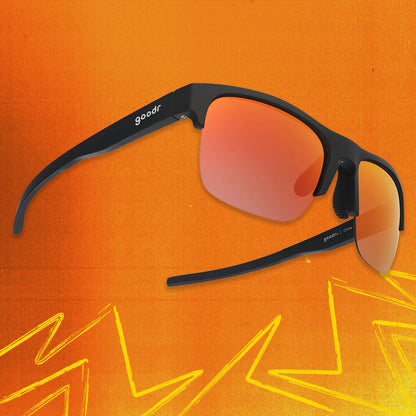 Goodr Flex G Sunglasses - Slightly Overcooked Legend