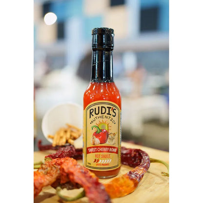 Rudi's Sweet Cherry Bomb Hot Sauce