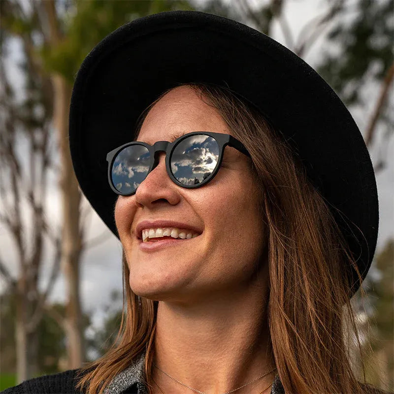 Goodr Circle G Polarized Sunglasses - It's Not Black It's Obsidian