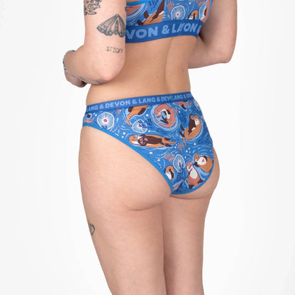 Devon & Lang Women's Katrina French Bikini - Otters