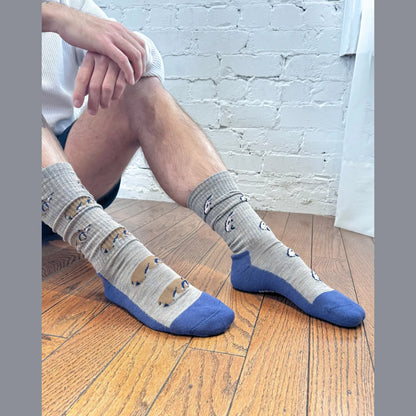 Friday Sock Co. Men's Bear in the Wild Merino Wool Socks