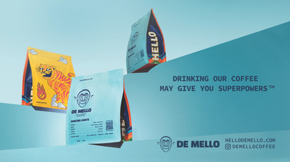 De Mello Dancing Goats Whole Bean Coffee