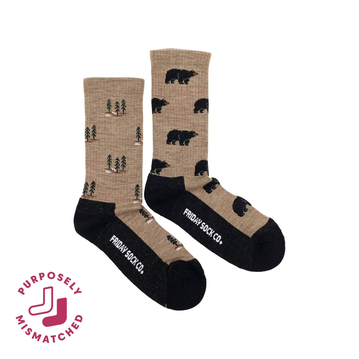 Women's Bear & Tree Merino Wool Socks - All-Season Comfort