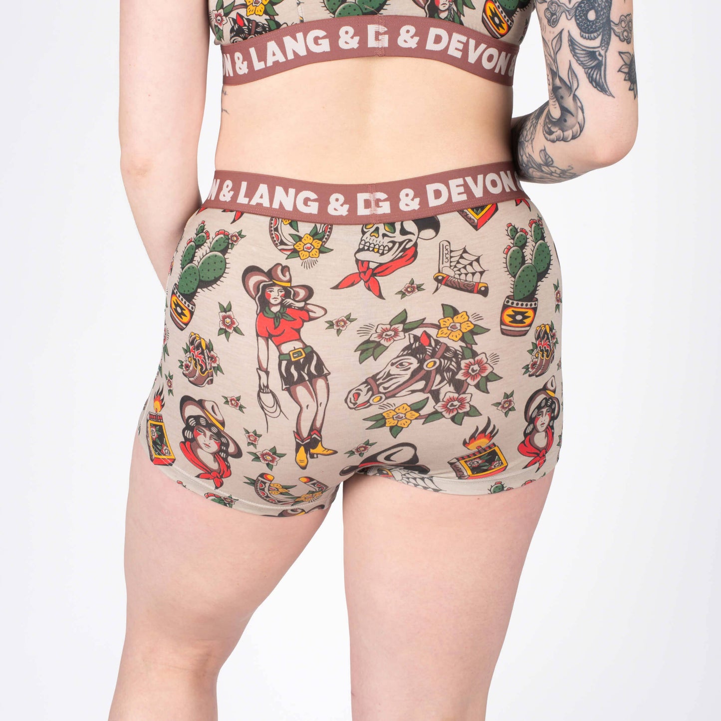 Devon & Lang Women's Bria 2.5" Boyshort - Vintage Outlaw