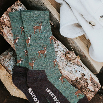 Deer Merino Wool Sock's Women's 5-10