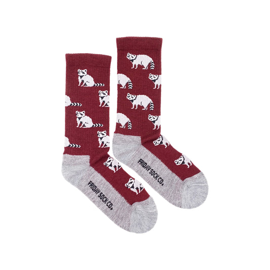 Raccoon Merino Wool Sock's Women's 5-10