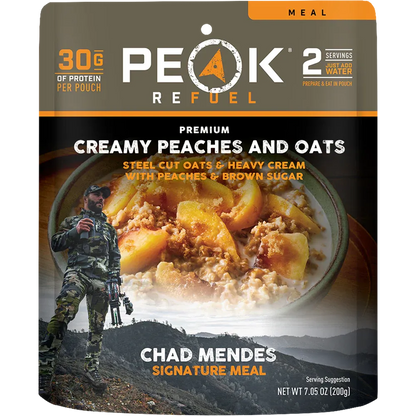 Peak Refuel | Creamy Peaches and Oats Trail Breakfast