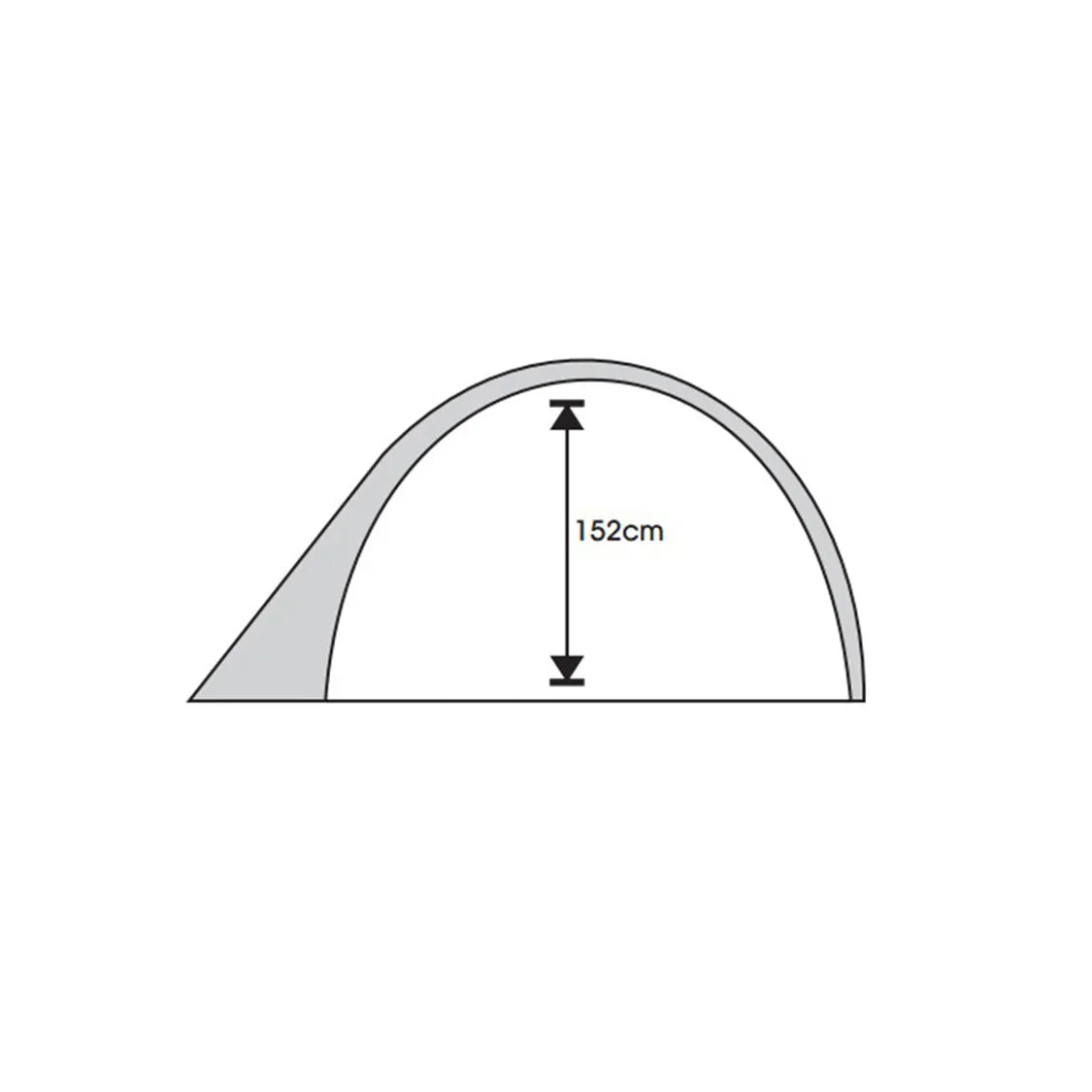 Hotcore Discovery 4 - Family Camping Tent - Large Vestibule