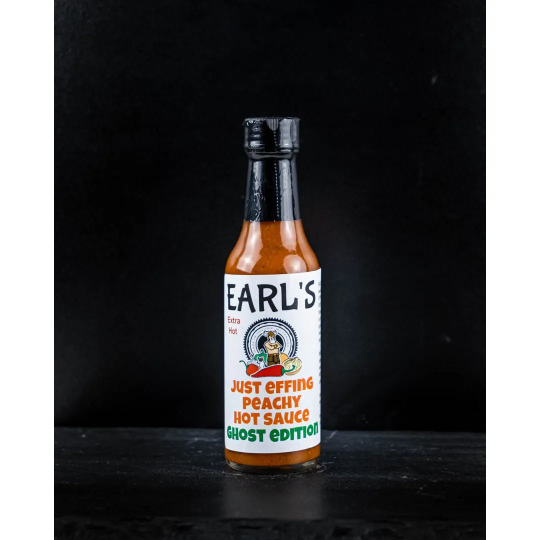 Earl's Just Effing Peachy Hot Sauce - Ghost Edition