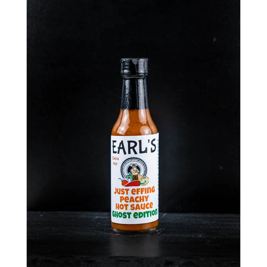 Earl's Just Effing Peachy Hot Sauce - Ghost Edition