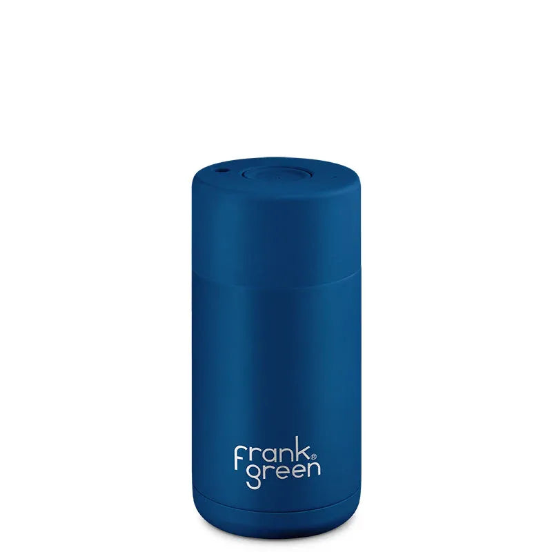 Frank Green | Ceramic Reusable Cup with Push Button Lid (12oz)