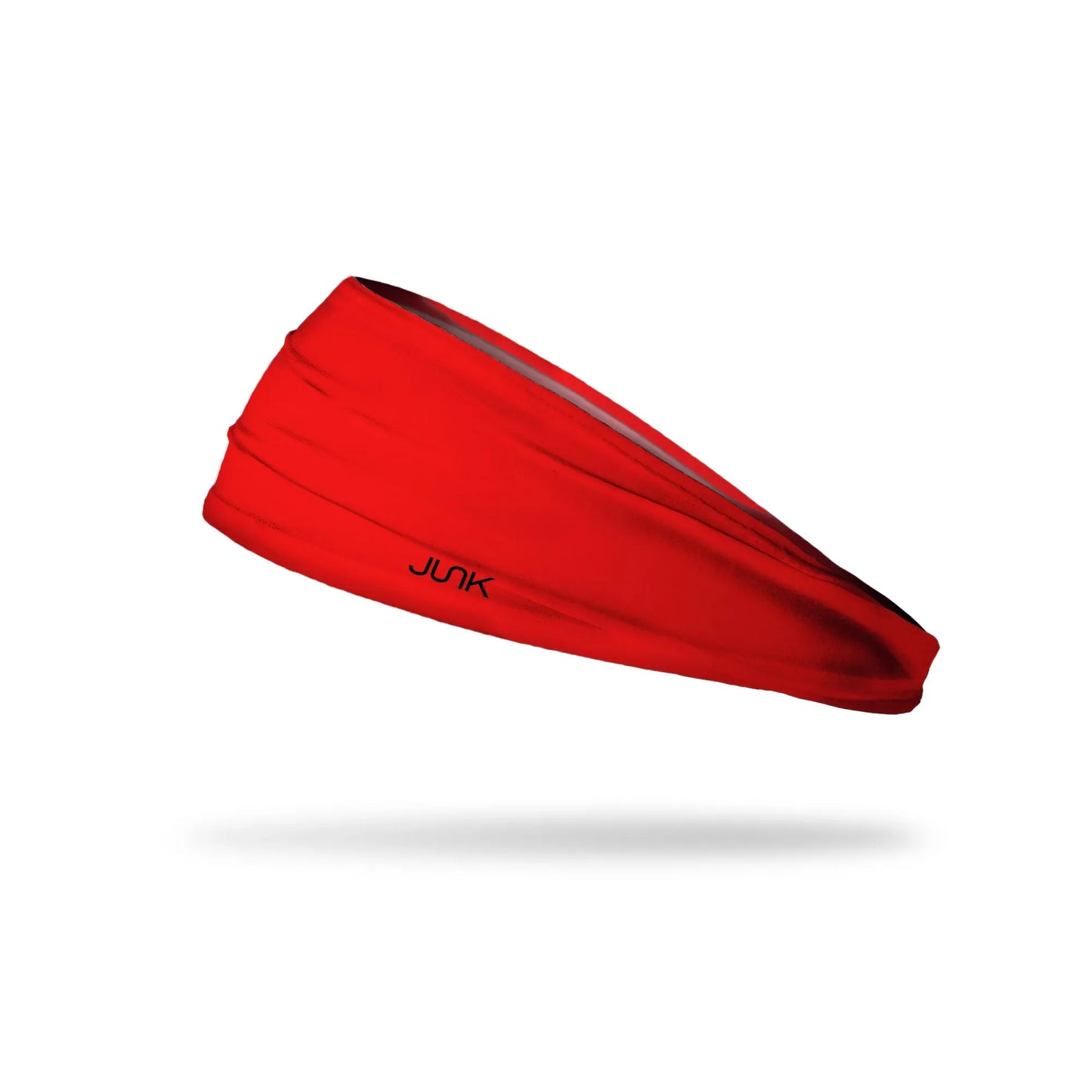 Red headband with 'Junk' branding on a white background