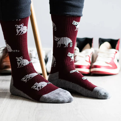 Raccoon Merino Wool Sock's Men's 7-12