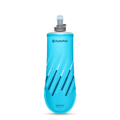 HydraPak PocketFlask 500ml - Ultra-Low Profile Soft Flask - Locking Cap