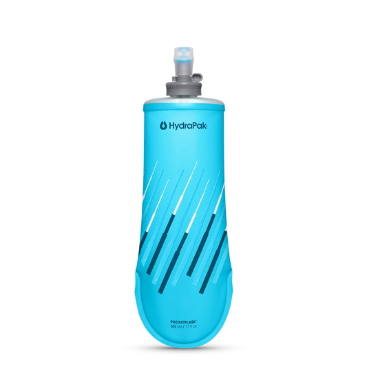 HydraPak PocketFlask 500ml - Ultra-Low Profile Soft Flask - Locking Cap