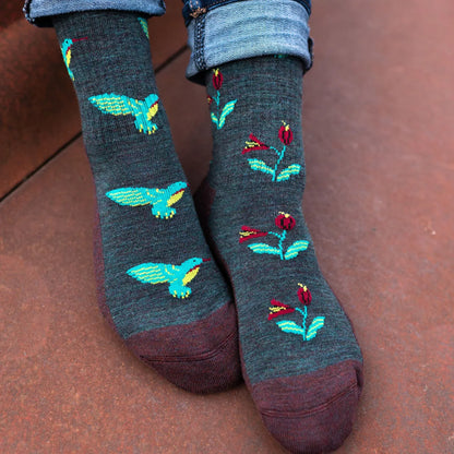 Friday Sock Co. Women's Hummingbird Merino Wool Socks