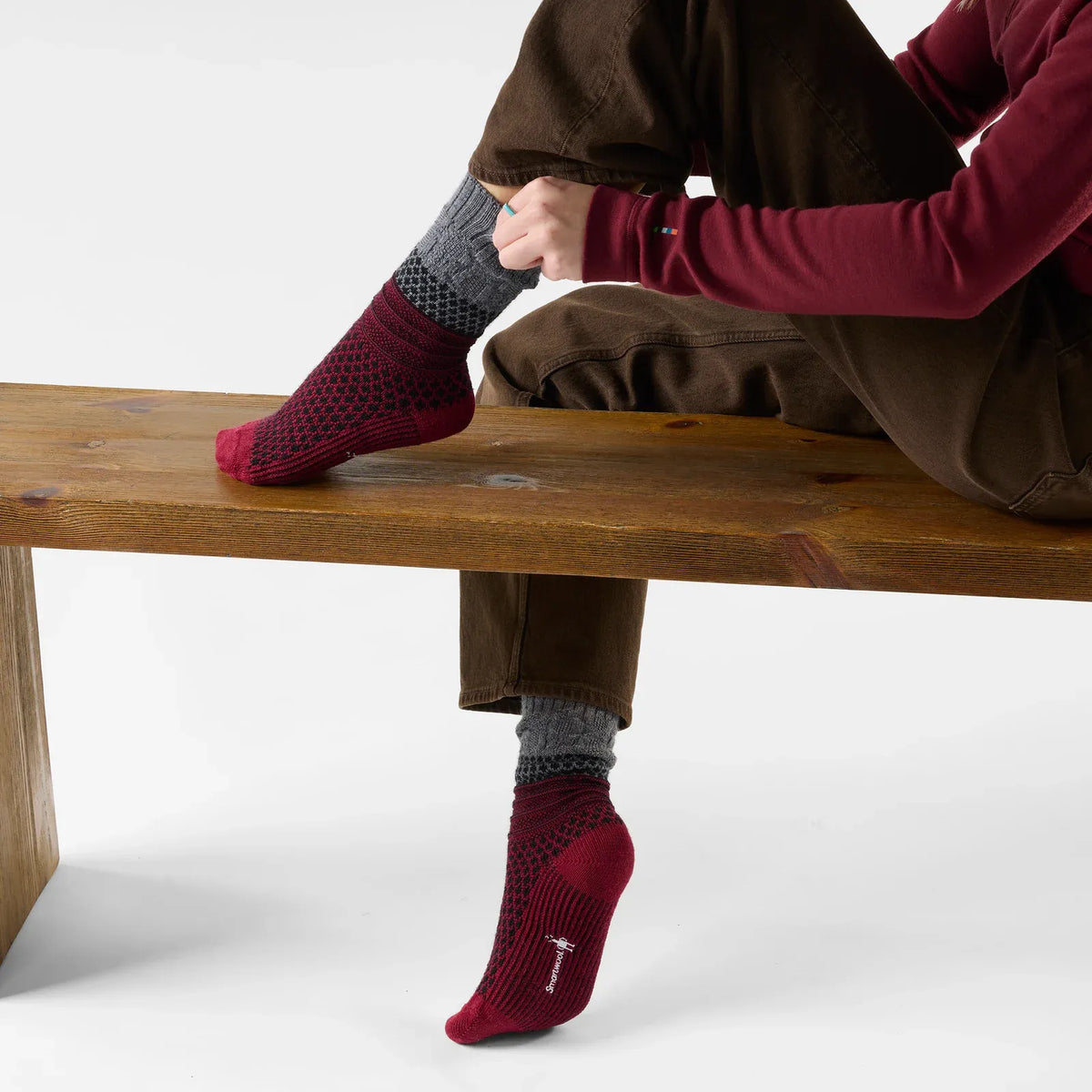Smartwool Women's Everyday Cozy Popcorn Cable Crew Socks