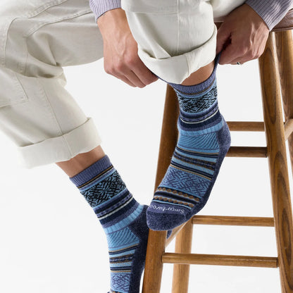 Smartwool Everyday Cozy Fair Isle Sweater Crew Socks