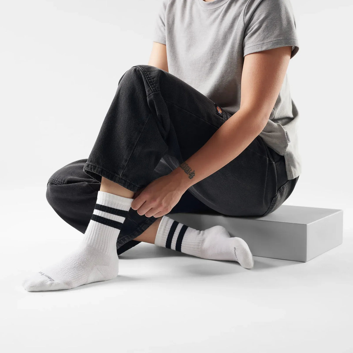 Smartwool Everyday Athletic Striped Crew Socks