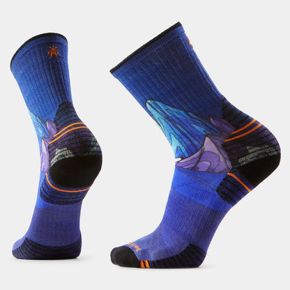 Smartwool | Hike Targeted Cushion Mountain Myth Print Crew Socks