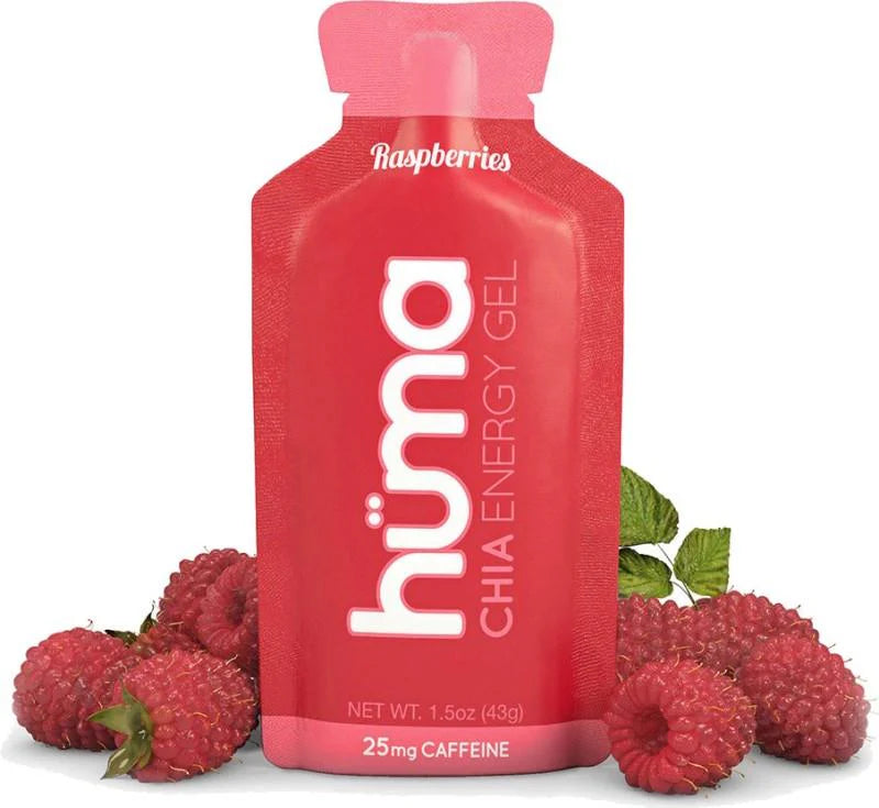 Hüma Raspberry Caffeinated Energy Gel
