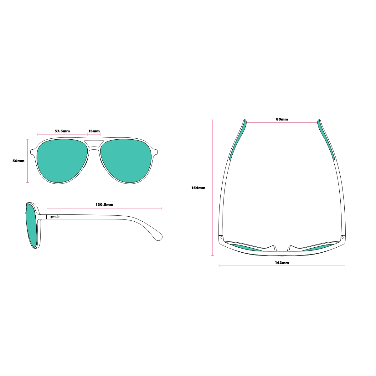 Goodr Mach G Sunglasses - It's Octopuses, Not Octopi