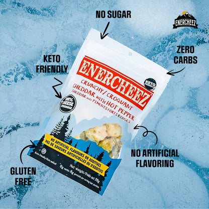 Enercheez | Spicy High Protein Cheddar Snack