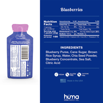 Hüma | Blueberry Energy Gel