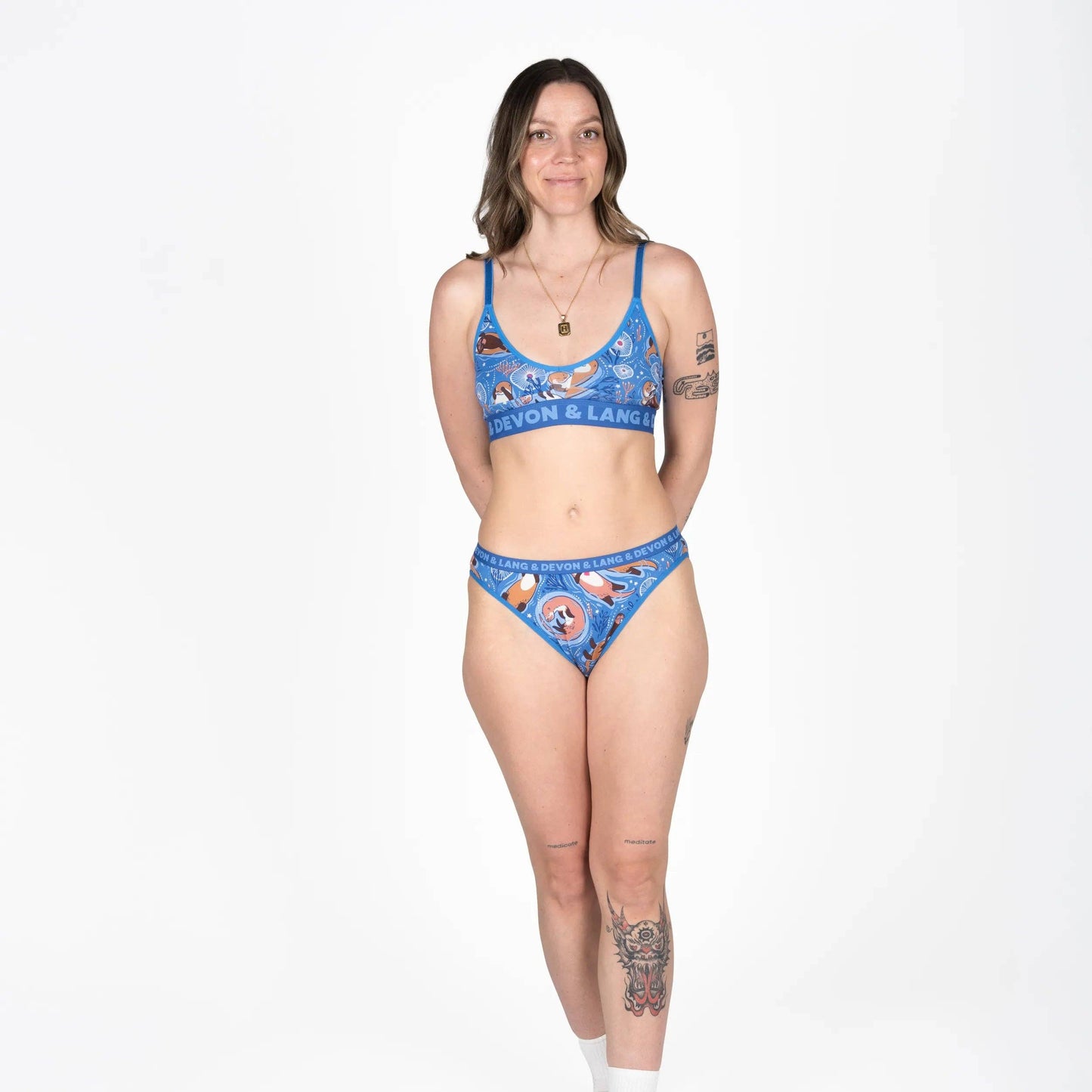 Devon & Lang Women's Katrina French Bikini - Otters
