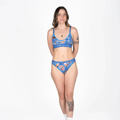 Devon & Lang Women's Katrina French Bikini - Otters