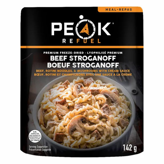 Peak Refuel Beef Stroganoff - High Protein Trail Meal