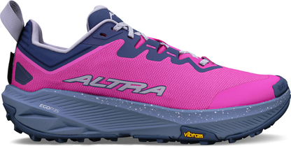 Altra Women's Experience Wild 3+ trail running shoes with Vibram Megagrip outsole in magenta colour