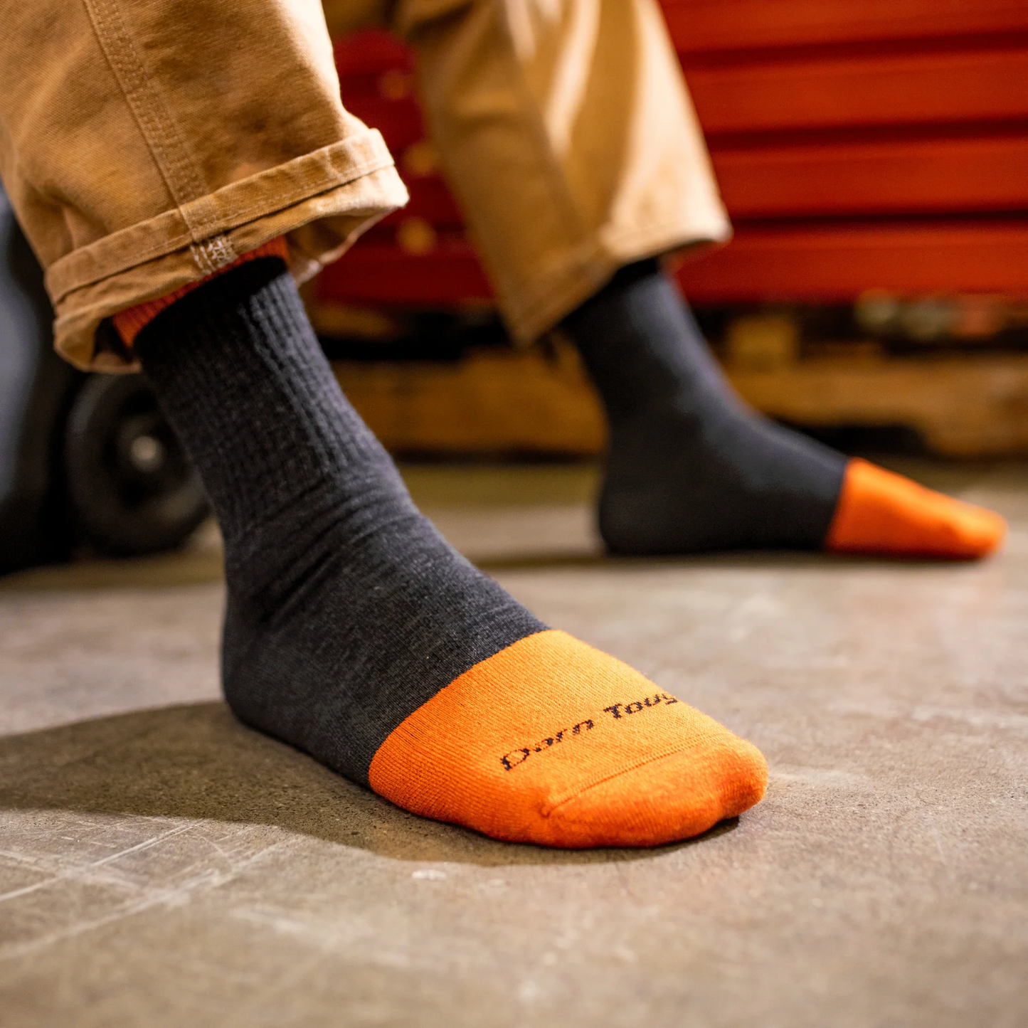Steely Micro Crew Midweight Work Sock Men's