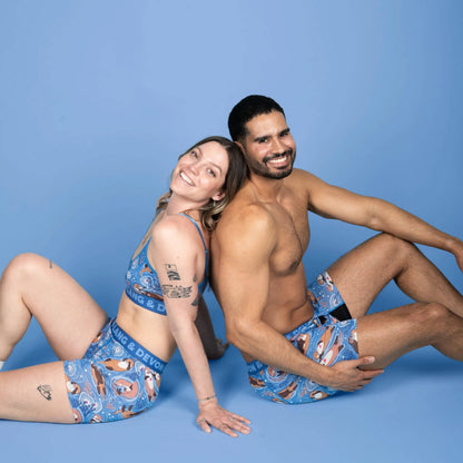 Devon & Lang Men's Journey 6" Boxer Brief - Otters