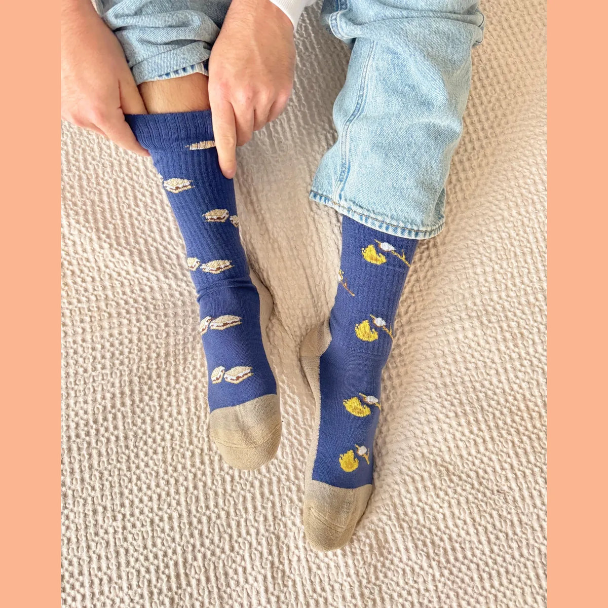 Friday Sock Co. Men's Camping S'mores Merino Wool Socks