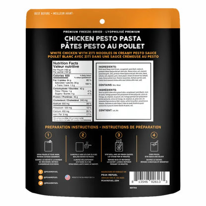 Peak Refuel | Chicken Pesto Pasta Backcountry Meal