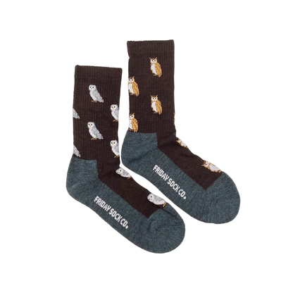 Owl Merino Wool Sock's Women's 5-10